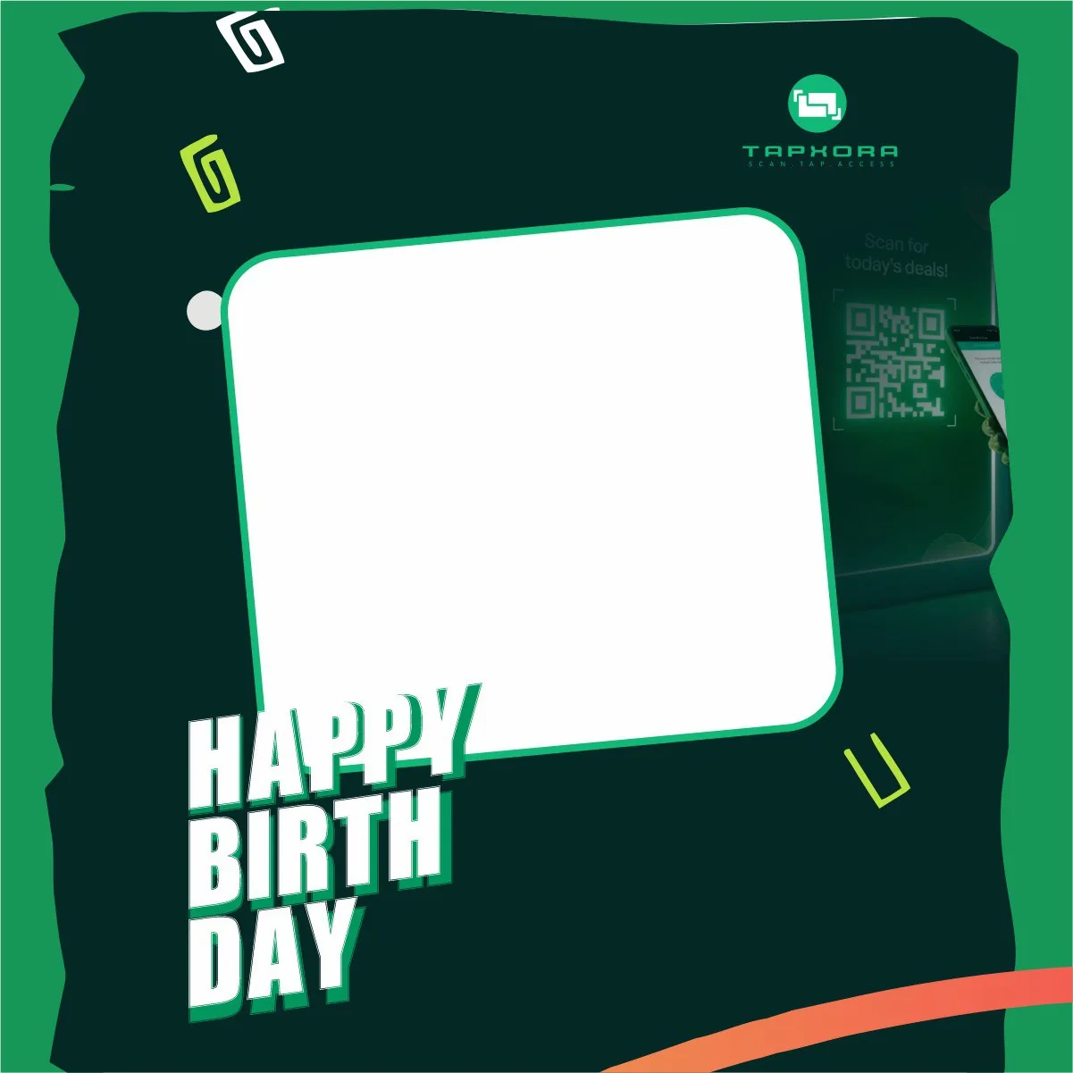 TapXora branded campaign graphic sample