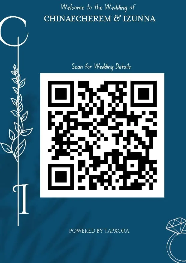 Wedding QR guest portal sample